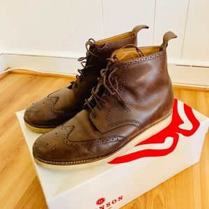 Grenson Fred Lace up Brogue Boot